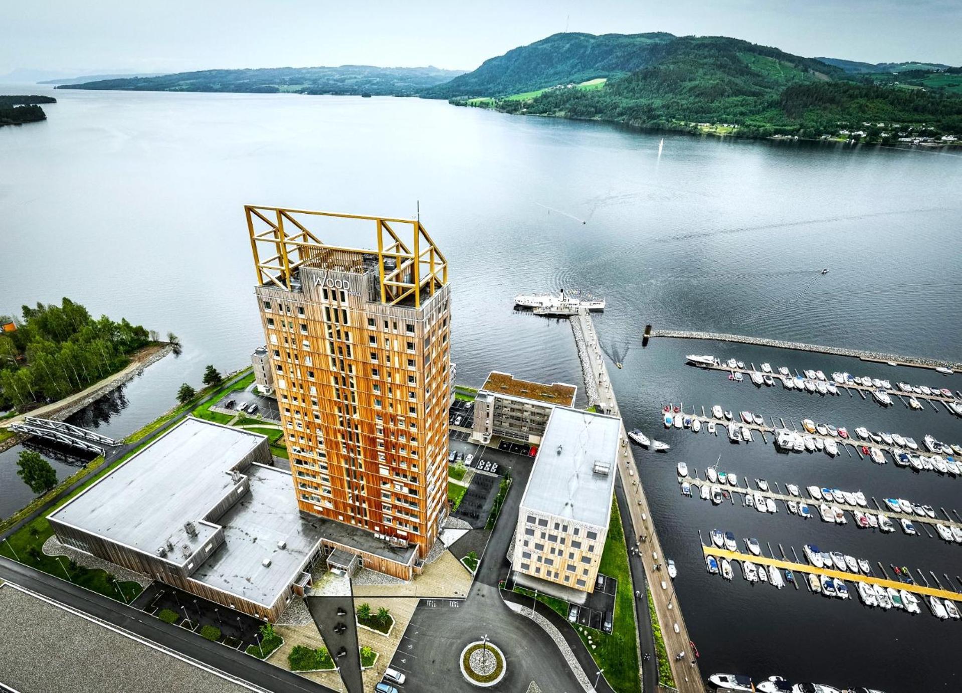 Mjos Tower Suite - Lovely Lake View Brumunddal Exterior photo